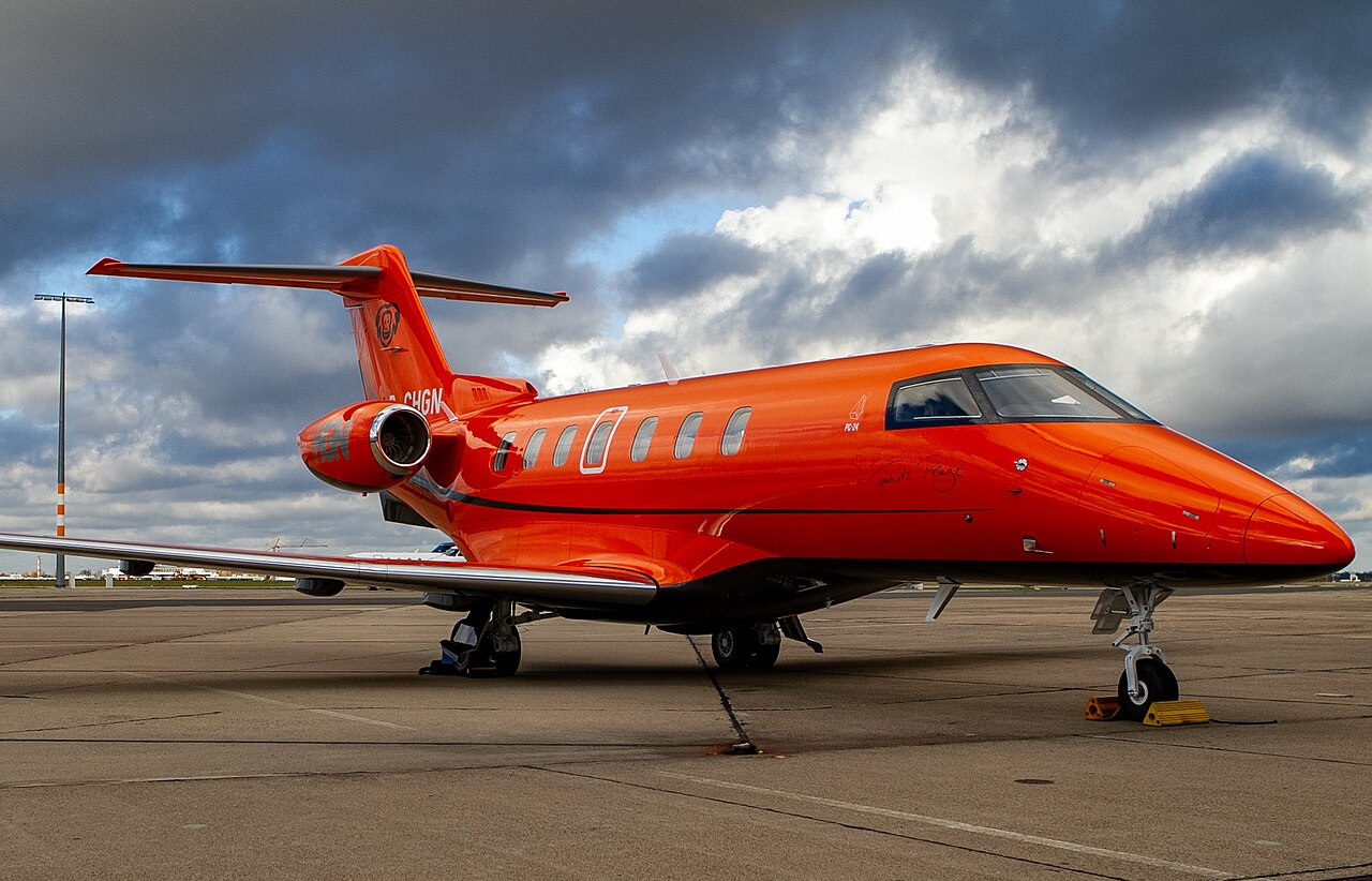 Pilatus PC-24 prevoznika Windrose Air na letališču Berlin Brandenburg